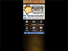 Tablet Screenshot of oldcountryauto.com